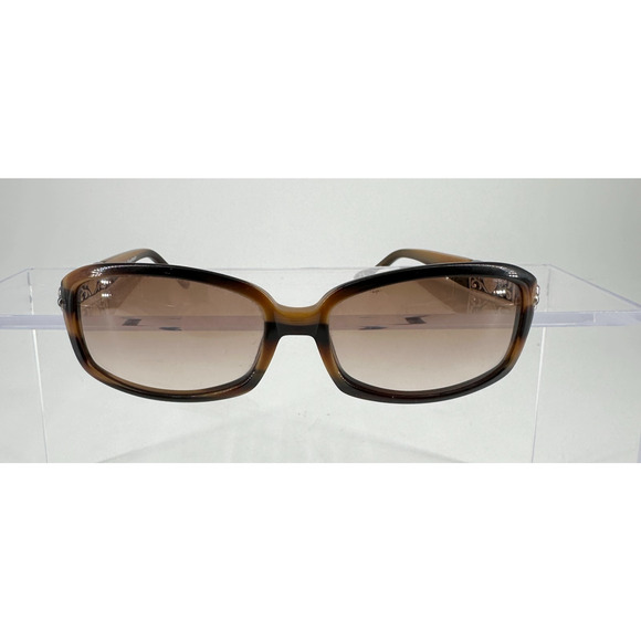 Brighton Handmade Spanish Lace Tortoise Rectangle Sunglasses Ombre Gradient - Picture 2 of 7